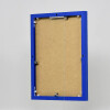 Effect aluminium fotolijst Quadro 25x35 cm blauw ontspiegeld glas MDF achterwand