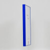 Effect aluminium fotolijst Quadro 50x100 cm blauw ontspiegeld glas