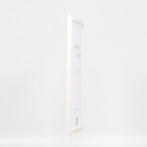 Effect houten lijst Profiel 32 wit 42x59,4 cm ontspiegeld glas