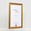 Effect houten baroklijst Profiel 37 antiek goud 18x32 cm Antireflecterend glas