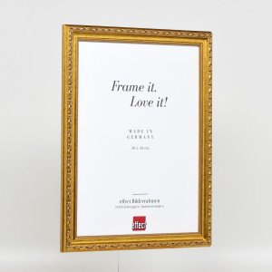 Effect houten baroklijst Profiel 37 antiek goud 24x30 cm Antireflecterend glas