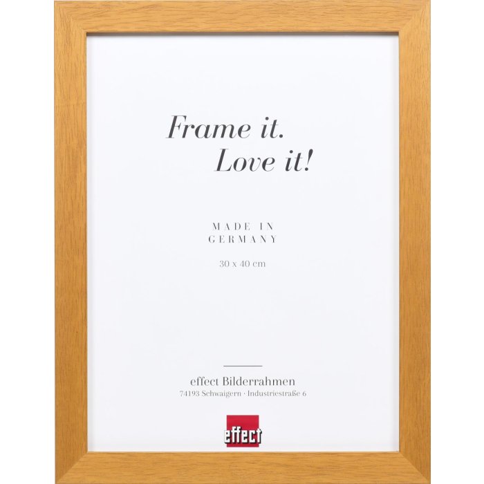 Effect houten fotolijst Profiel 52 eiken 42x59,4 cm Antireflecterend glas