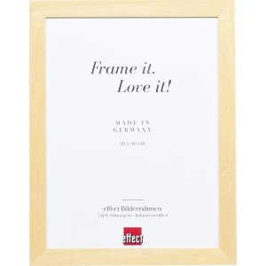 Effect houten fotolijst profiel 55 naturel 45x60 cm Antireflecterend glas