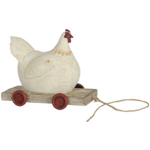 Clayre en Eef Hen Decoratie Figuur 14x11x6 cm Keuken...