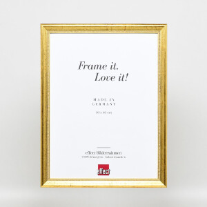 Effect houten fotolijst Profiel 85 Goud 50x50 cm ontspiegeld glas