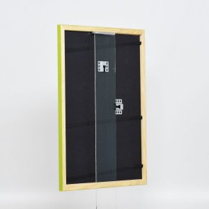 Effect houten lijst profiel 89 groen 23x70 cm anti-reflexglas