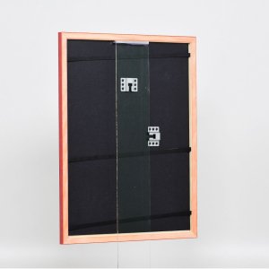 Effect houten lijst profiel 89 rood 40x50 cm anti-reflexglas