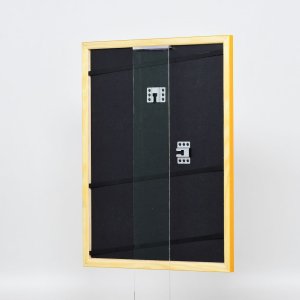 Effect houten lijst profiel 89 lichtbruin 40x50 cm anti-reflexglas