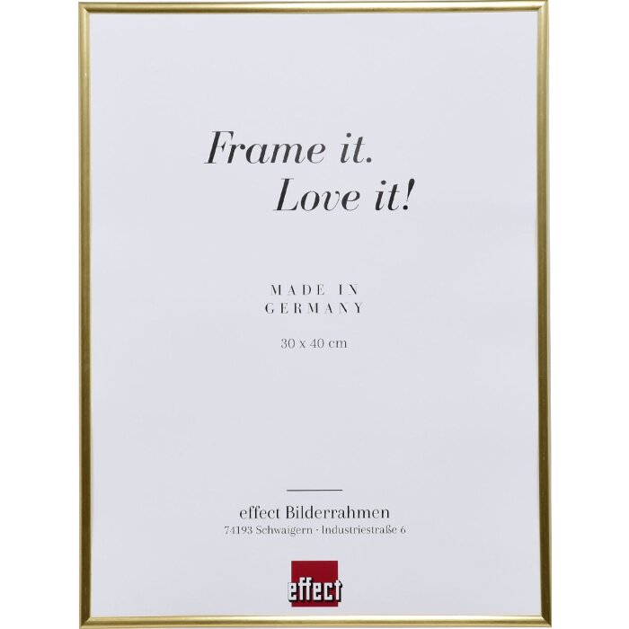 Kunst Effect Puzzel Frame Acryl Glas Goud 33x66 cm Wandhanger