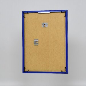 Kunst effect puzzel frame acryl glas blauw 58 x 85 cm muur opknoping puzzel