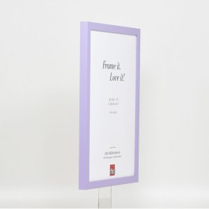 Effect wandspiegel Wood Profile Top Cube Spiegel Lilac 30x40 cm