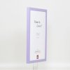 Effect wandspiegel Wood Profile Top Cube Spiegel Lilac 40x50 cm