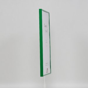 Effect kunststof lijst Art green 18x27 cm museumglas