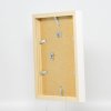 Efffect houten lijst profiel 55 overhemd lijst 50x70 cm wit helder glas