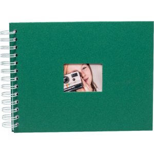 HNFD Spiraalalbum BULDANA spar groen 23x17 cm 40 witte...