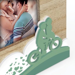 ZEP Houten Portretlijst Sheila 10x15 cm Groen Fiets...