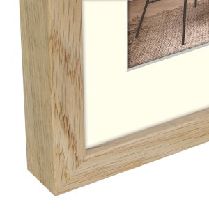 ZEP Houten lijst Malmo naturel 40x60 cm met Passepartout 30x45 cm