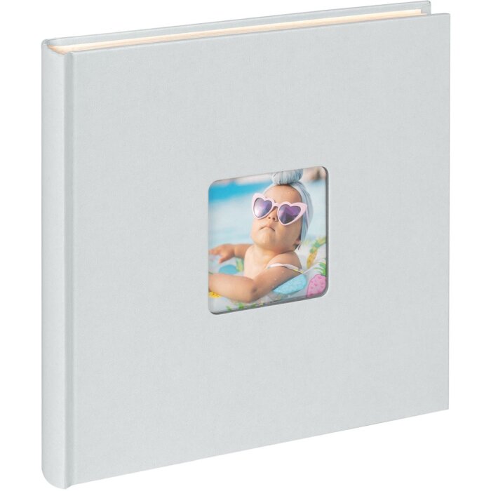 Walther Fotoalbum Fun 26x25 cm lichtblauw 40 witte paginas