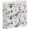 Walther Fotoalbum Terrazzo Stone Zwart 30x30 cm 60 witte paginas