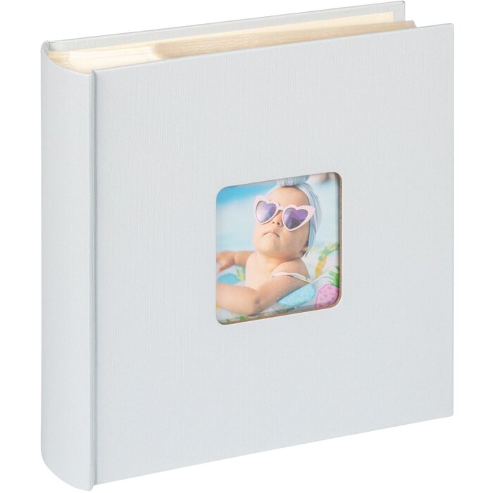 Walther Memo Slip-in Album Fun 200 fotos 10x15 cm lichtblauw