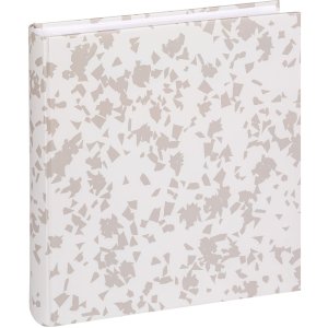 Walther Memo Album Terrazzo steen wit 200 fotos 10x15 cm