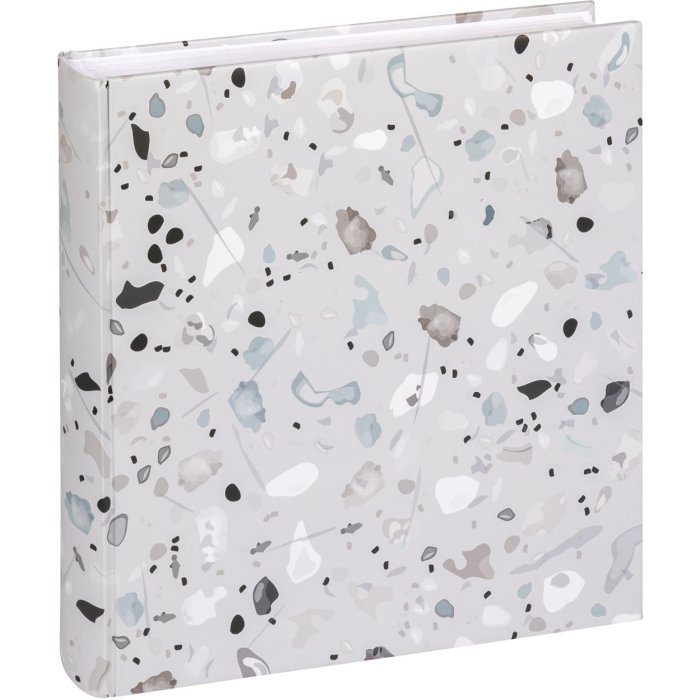 Walther Memo Album Terrazzo steen grijs 200 fotos 10x15 cm