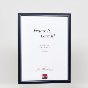 Effect houten fotolijst profiel 26 blauw 14,8x21 cm Antireflecterend glas