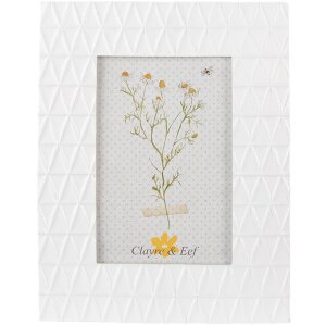 Clayre & Eef 2F1013 Fotolijst 17x1x22 cm - 10x15 cm Wit