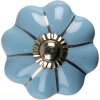 Clayre & Eef 65208 Deurknop Ø 4x4 cm Blauw-Goudkleurig