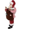 Clayre & Eef 65220 Decoratie Kerstman 16x8x28 cm Rood