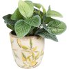 Clayre & Eef 6CE1532M Decoratie Bloempot Ø 14x13 cm Geel