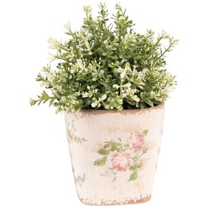 Clayre & Eef 6CE1540L Decoratie Bloempot 16x16x16 cm...