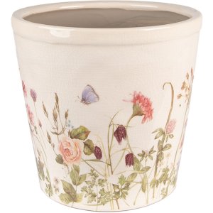 Clayre & Eef 6CE1555L Decoratie Bloempot Ø...