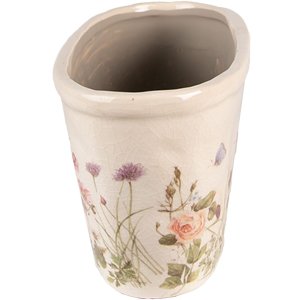 Clayre & Eef 6CE1557L Decoratie Bloempot 27x13x14 cm...