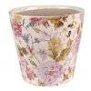 Clayre & Eef 6CE1562M Decoratie Bloempot Ø 17x16 cm Roze - Beige