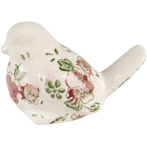 Clayre & Eef 6CE1567M Decoratie Vogel 10x6x7 cm Roze...