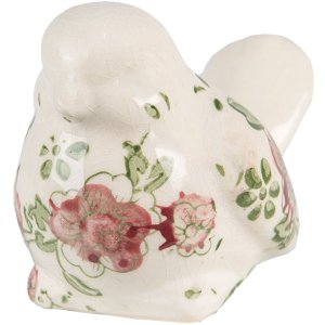 Clayre & Eef 6CE1567M Decoratie Vogel 10x6x7 cm Roze...