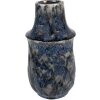 Clayre & Eef 6CE1571M Decoratievaas Ø 13x25 cm Blauw