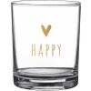 Clayre & Eef 6GL4369 Drinkglas Ø 7x9 cm - 230 ml