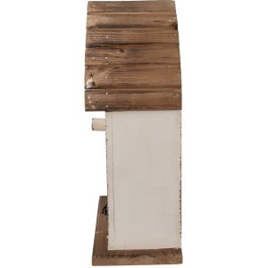 Clayre & Eef 6H2185 Vogelhuisje 21x14x38 cm Beige-Bruin