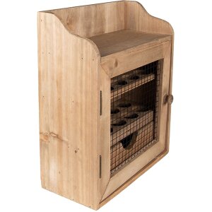 Clayre & Eef 6H2260 Eierkast 30x14x36 cm Bruin Ovaal