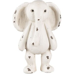 Clayre & Eef 6PR3640 Decoratie Olifant 6x4x10 cm...