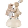 Clayre & Eef 6PR3826 Decoratie Konijn en Kuiken 8x8x13 cm Beige-Bruin