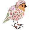 Clayre & Eef 6PR4873 Decoratie Vogel 11x17x18 cm Roze