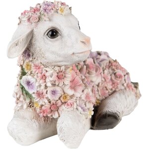 Clayre & Eef 6PR4879 Decoratie Schaap 25x13x16 cm Roze