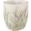 Clayre & Eef 6TE0463L Bloempot Ø 20x20 cm Groen - Beige