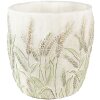 Clayre & Eef 6TE0463S Bloempot Ø 13x13 cm Groen - Beige