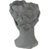 Clayre & Eef 6TE0472 Bloempot Vrouw 18x17x25 cm Grijs