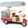 Clayre & Eef 6Y4952 Model Biertrolley Driewieler 30x12x24 cm Blauw - Beige