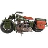 Clayre & Eef 6Y4961 Model Motorfiets 38x15x19 cm Groen